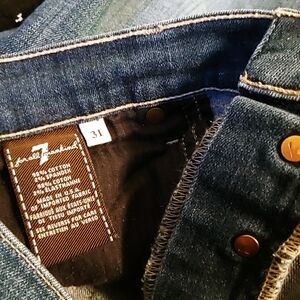 7 For All Mankind Jeans Womens Boyfriend Size 31